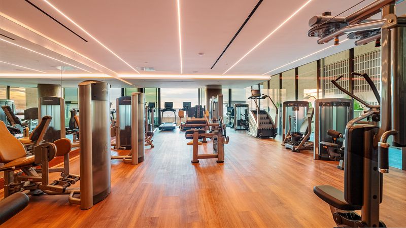 The fitness center