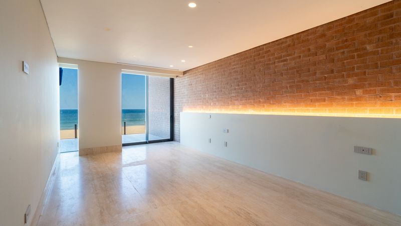 Living room with ocean view